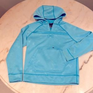 Under Armour youth S blue hoodie